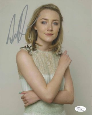 Saoirse Ronan Real Hand Signed 8x10 " Photo 1 W/ Jsa Atonement & The Host