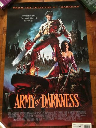 Army Of Darkness: The Evil Dead Iii (1993) Movie Poster - Ds - Rolled