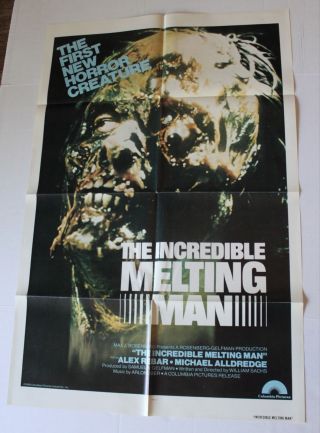 The Incredible Melting Man One Sheet Movie Poster