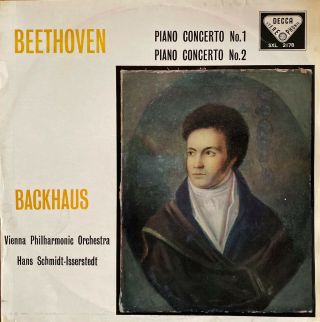 Rare Classic Lp Backhaus Beethoven Piano Concerto Og Wbg Decca Ed1 Uk Sxl 2178