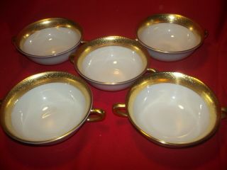 Lenox China Westchester Set Of 5 Cream Soup Cups