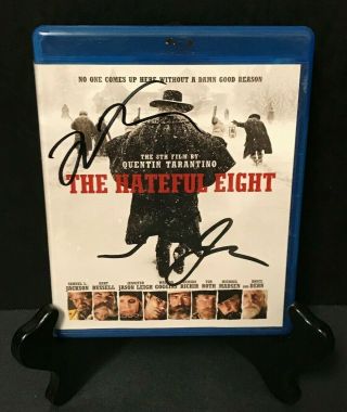 Hateful Eight Blu - Ray Signed By Quentin Tarantino & Kurt Russell
