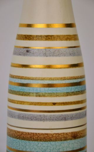 Sascha Brastoff Tall Mid - Century California Modern Ceramic Vase 3