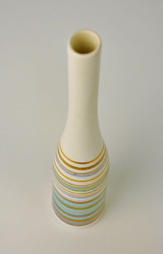 Sascha Brastoff Tall Mid - Century California Modern Ceramic Vase 5