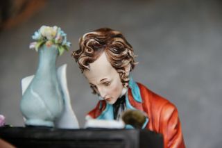 Capodimonte Tyche TOSCA il pianista porcelain Statue figurine piano 6