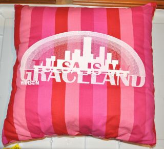 Very Rare Hanson Day Tulsa Is My Graceland Throw Pillow Designed By Zac Hanson