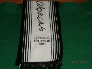Genesis On TOUR ABACAB 1981 Scarf RARE 5