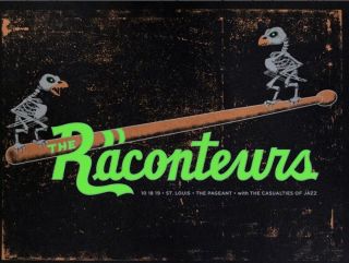The Raconteurs Numbered Ap St.  Louis Concert Poster Mint/new.  Cardinals Cubs