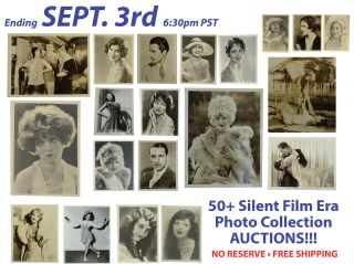Orig.  Silent Movie Film Star Photograph Clara Bow Golden Age Hollywood NR 4