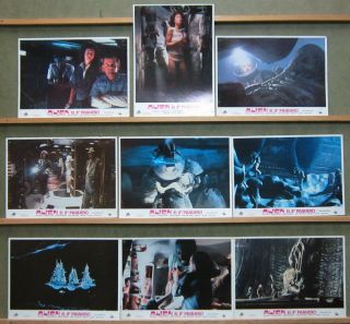 Zr40d Alien Ridley Scott Sigourney Weaver Great Horror Sci - Fi Lobby Set Spain