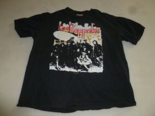 Vintage Led Zeppelin 1986 Rock Concert Shirt Size Xl Rare T - Shirt Myth Gem Tour