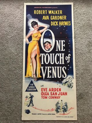 Daybill Poster 13x30: One Touch Of Venus (1948) Robert Walker