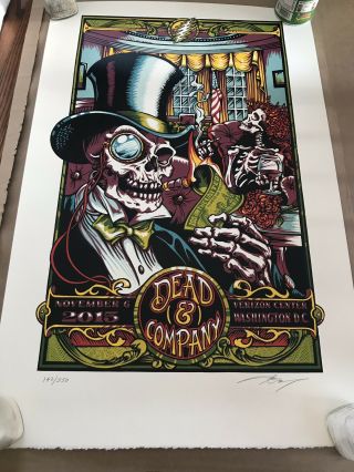 Dead And Company Poster 11/6/15 Washington Dc Verizon Center First Run Of Shows