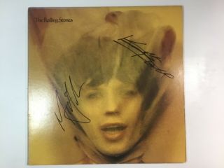 Rare The Rolling Stones - Goats Head Soup Signed Autographed Record Album