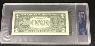 Vince Neil Signed Currency PSA DNA Dollar Bill Motley Crue Shout at the devil 4