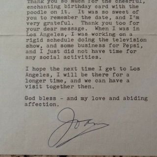 Joan Crawford SIGNED 1969 Letter Envelope Photo Letterhead Movie Star Pespi 4