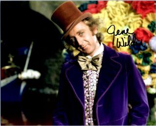 Gene Wilder Willy Wonka Chocolate Factory Autographed Signed 8x10 Photo Pic