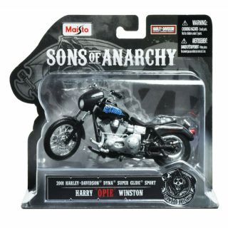 Sons Of Anarchy Opie 2001 Harley Davidson Glide Sport 1:18 Die - Cast