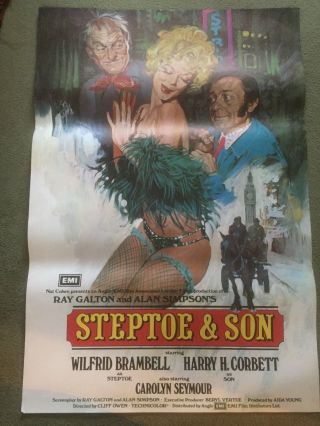Steptoe And Son 1972 British Comedy Film Poster Harry H Corbett