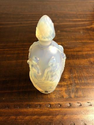Vintage Opalescent Sabino French Perfume Bottle 6 " Nudes