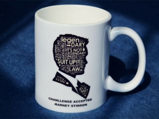 How I Met Your Mother Barney Stinson Chanllenge Accepted Mug Cup Coffee Cermaic