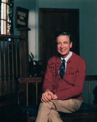 Fred Rogers Autographed 8x10 Signed Photo Picture Pic And