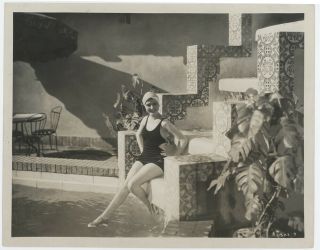 1926 Mary Brian Lost Silent Film Stepping Along Jazzy Bathing Beauty Photograph
