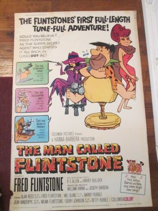 A Man Called Flintstone - 40 X 60 Movie Poster -