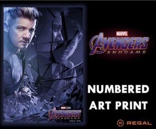 Regal Exclusive Avengers Thor,  Hawkeye & Hulk 13” X 19” Art Print Posters