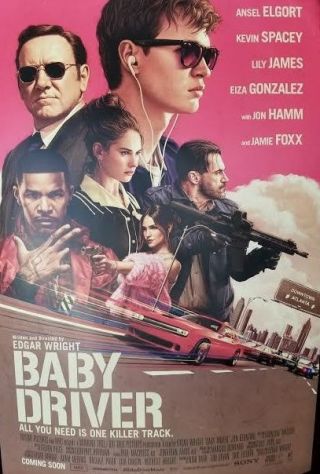 Baby Driver Intl Movie Poster Double Sided 27x40