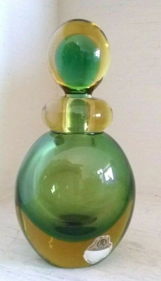 Vtg Murano Perfume Bottle Seguso D 