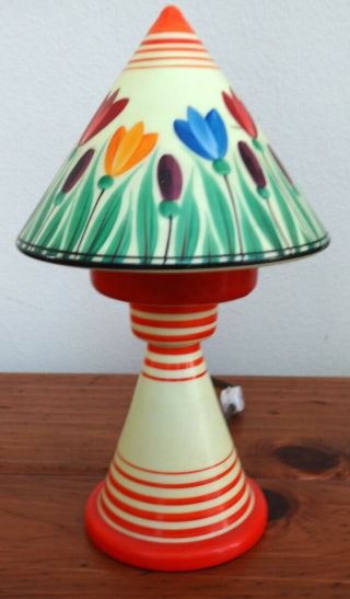 Czech Pottery - Ceramic decorative lamp 2