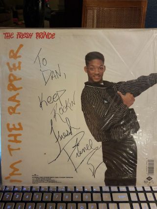 Dj Jazzy Jeff And The Fresh Prince,  Signed Album.  2xlp,  Rare Find Vg,  Will Smith