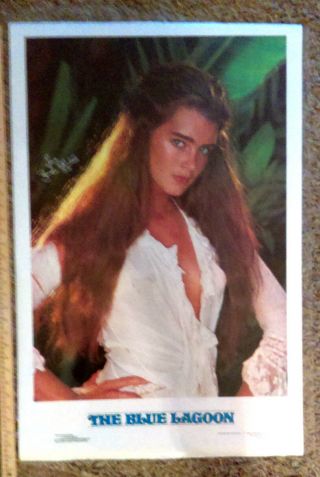 The Blue Lagoon,  Brooke Shields Poster.