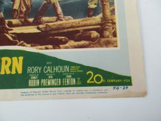Marilyn Monroe Robert Mitchum River of 1954 Lobby Card 4