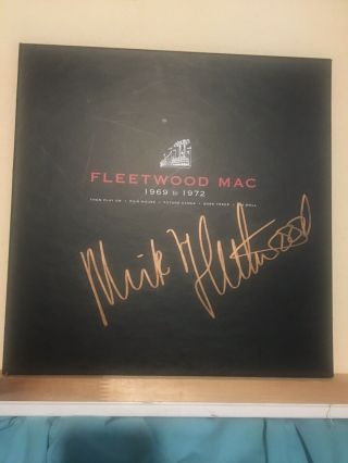 Mick Fleetwood Signed Fleetwood Mac Vinyl Delux Box Set The Early Years