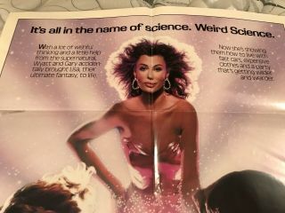 John Hughes WEIRD SCIENCE Authentic FF 1985 One Sheet Movie Poster 4