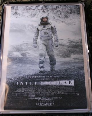 Interstellar 27x40 Ds One Sheet Poster Christopher Nolan Final Variant