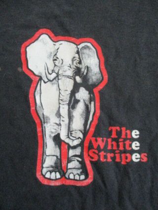2003 White Stripes " Elephant " Concert Tour (lg) T - Shirt Jack & Meg