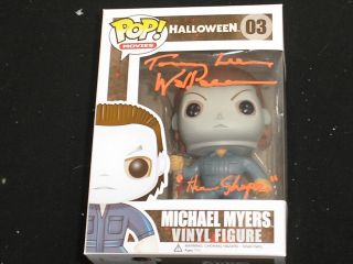 Tommy Lee Wallace Signed Michael Myers Funko Pop Figure Halloween The Shape