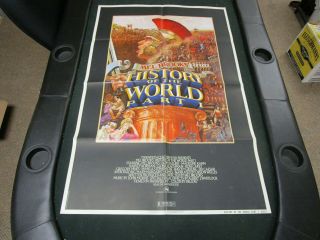One Sheet 27x41 Movie Poster History Of The World Part 1 1981 Mel Brooks Spartan
