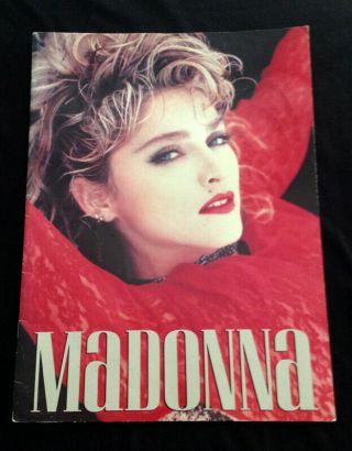 Madonna Virgin Tour Program 1985 Concert Book Booklet Rare