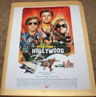 Once Upon A Time.  In Hollywood Promo Deluxe Press Kit Photos Quentin Tarantino