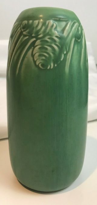 Antique Rookwood Art Pottery Vase 1889 Green 1927 Pinecone