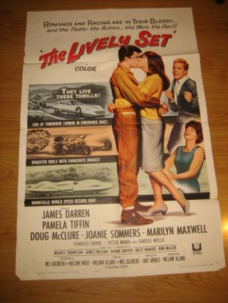 The Lively Set,  1sh Movie Poster 1964 Car Racing,  James Darren