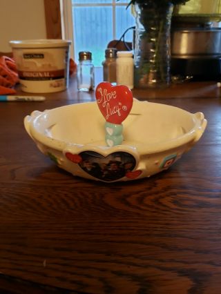 50th Anniversary I Love Lucy Porcelain Candy Dish