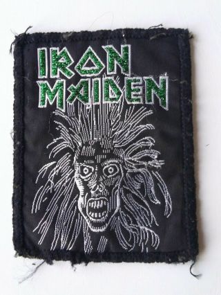 Iron Maiden Vintage Patch 1980 Heavy Metal Rock
