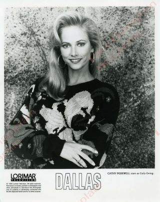 Dallas Press Photo 8x10 Cathy Podewell As Cally Ewing