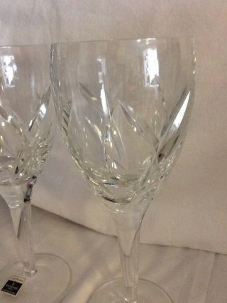 Waterford Crystal John Rocha Signature White Wine Glass Pair NIB 3