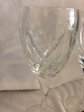 Waterford Crystal John Rocha Signature White Wine Glass Pair NIB 4